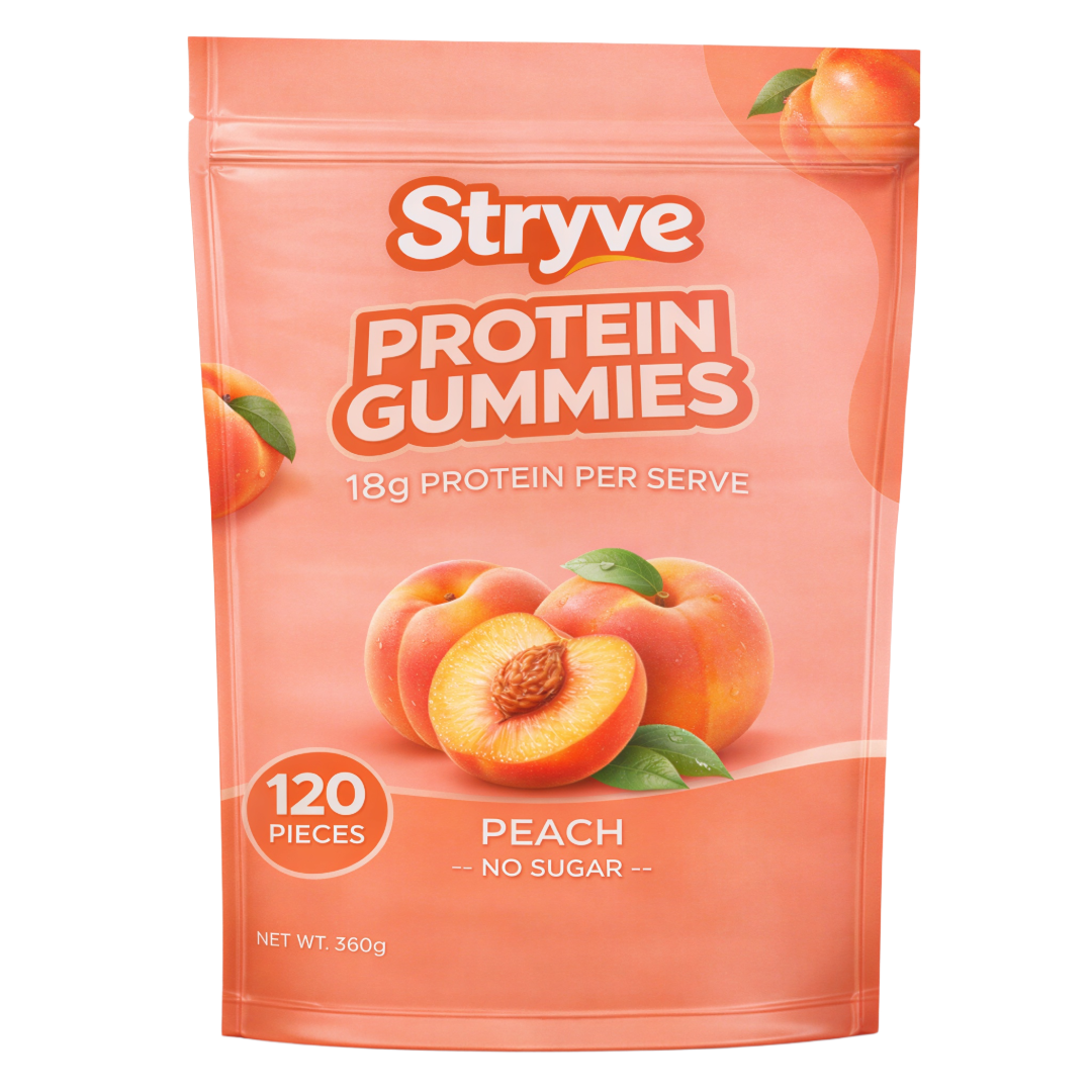 Protein Gummies Peach 120 Gummies